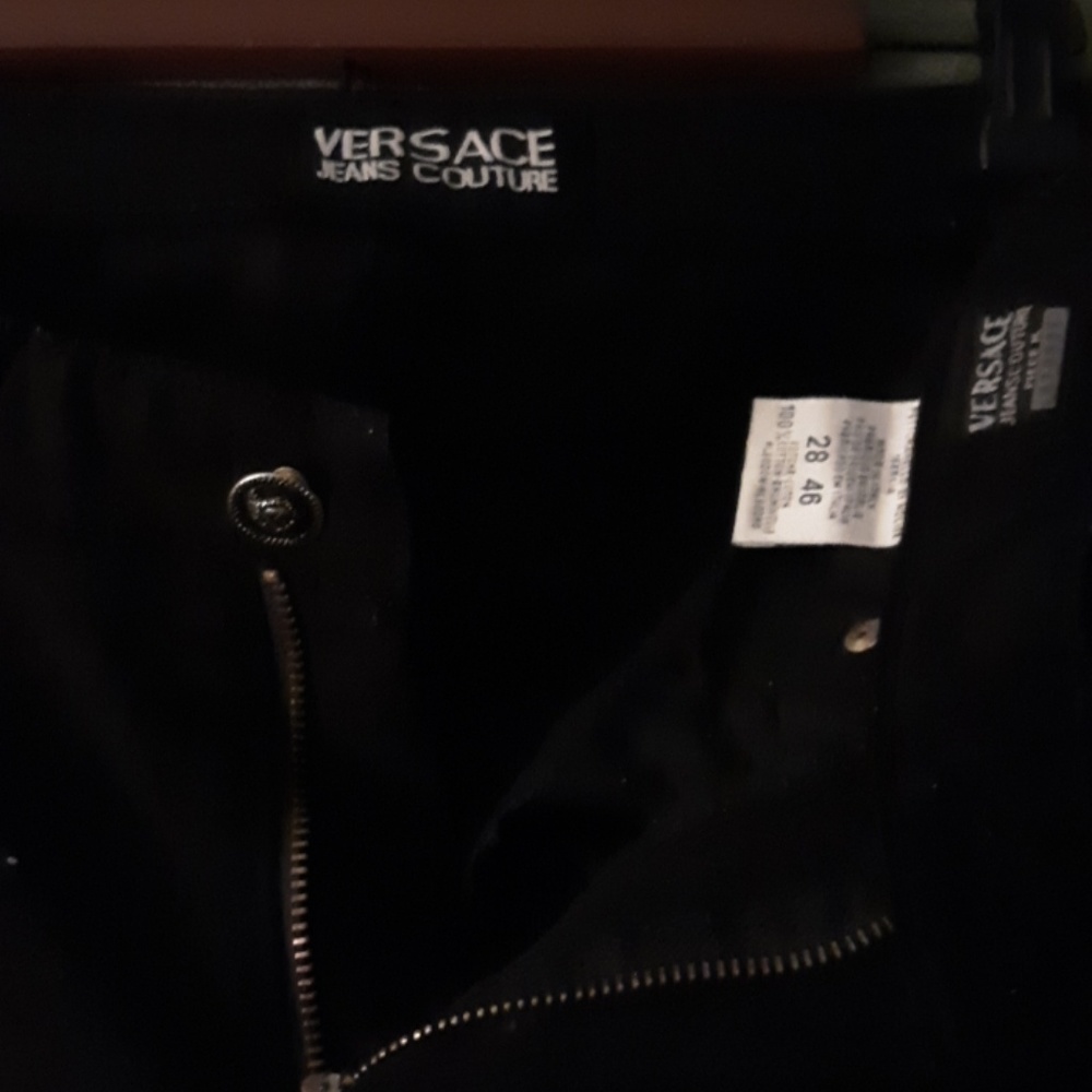 Versace black soft jeans